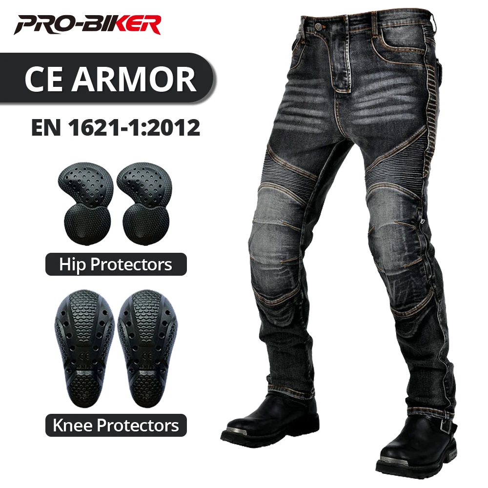 

Мужские мотоциклетные брюки, ветрозащитные, противоударные, для езды на мотоцикле, всесезонные, для мотокросса, со встроенными защитными вставками CE.