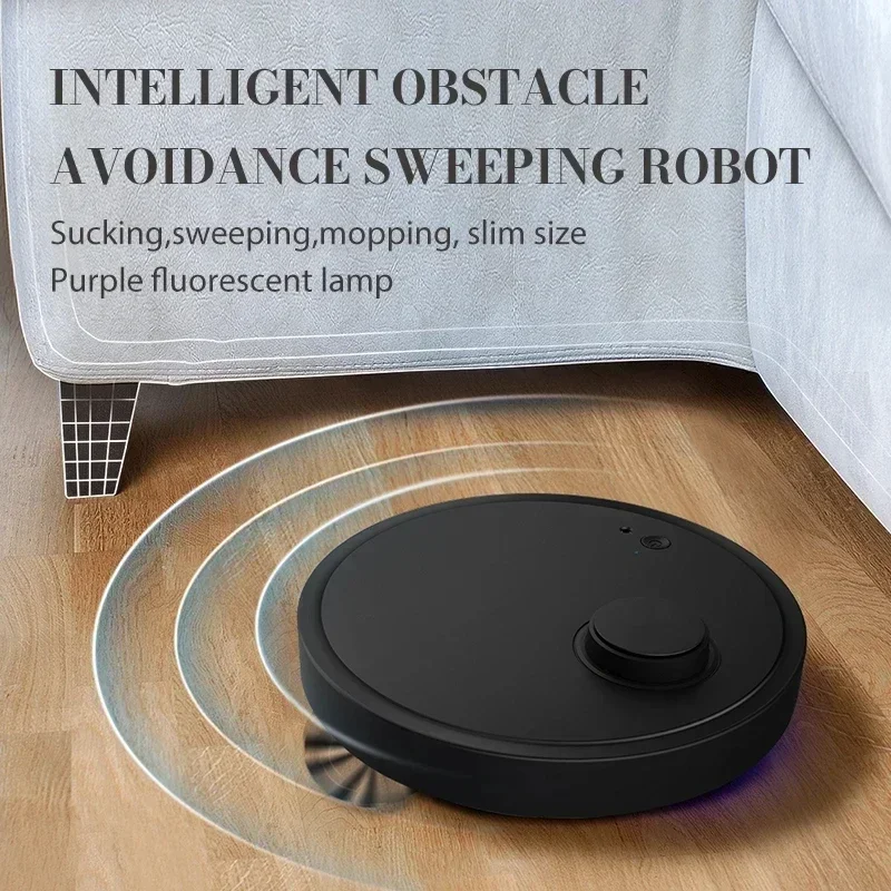 New 3-in-1Robot Vacuum Cleaner Wet And Dry Ultra-thin Cleaning Machine Automatic Smart Wireless Sweeping Mopping Home Applian