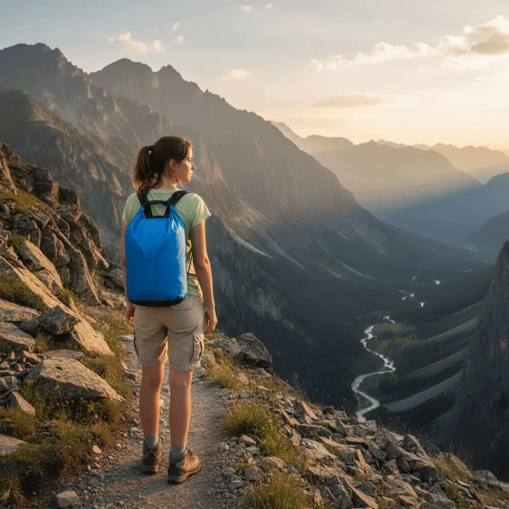 Portable 15/20 L Drifting Bag Lightweight Large-Capacity Swimming Bucket Bag Foldable Waterproof Dry Bag Gym