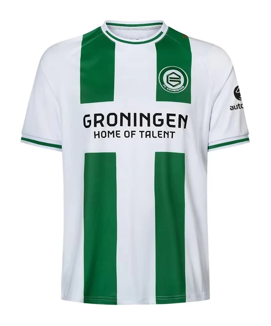 2026‑2027 Groningen Soccer Jersey Short Sleeve Breathable Football Shirt Men Fan Sport Uniform Family Matching Colthing