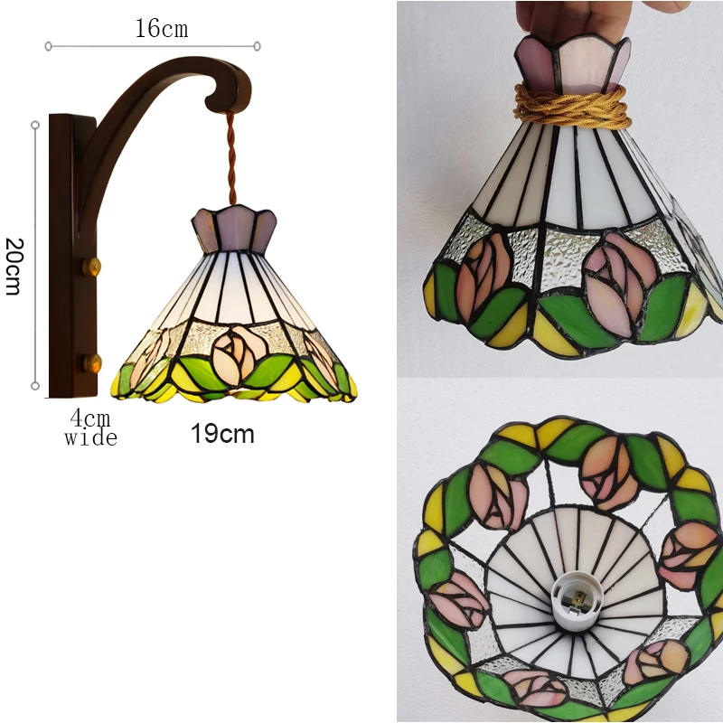 Retro Tiffany kroonluchter plafondlampen woonkamer hanglamp decoratie eetkamer slaapkamer keuken loft hanglamp