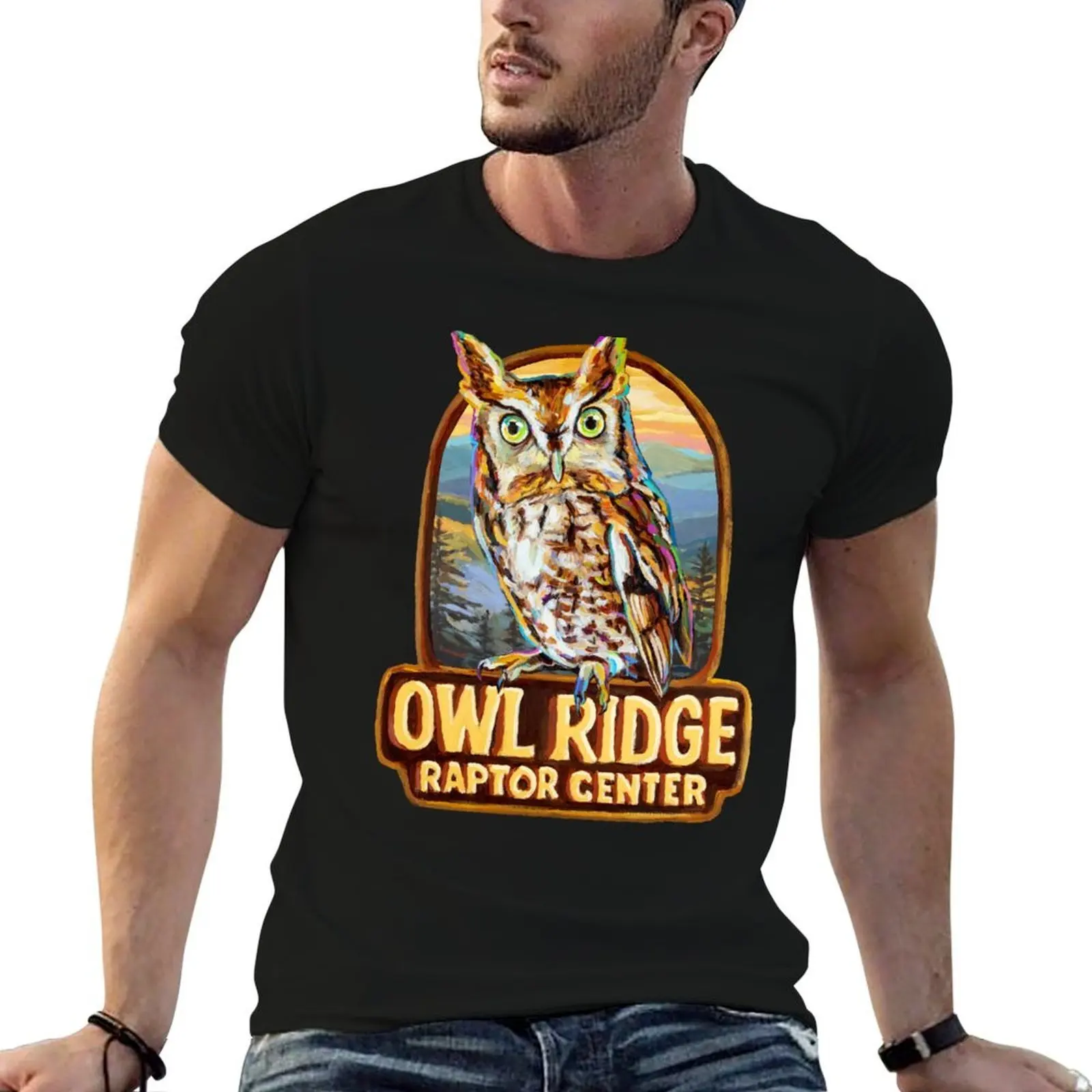 

Owl Ridge Raptor Center Eastern Screech Owl Nugget T-Shirt t shirt personalised t shirt man luxury T-Shirt