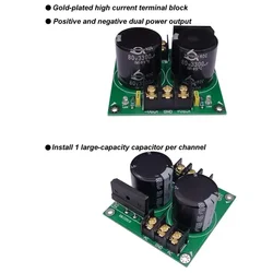 Lusyaシングルブリッジコンデンサコンバーターフィルターパワーボード、高出力、二重電圧、35mm、2ビット