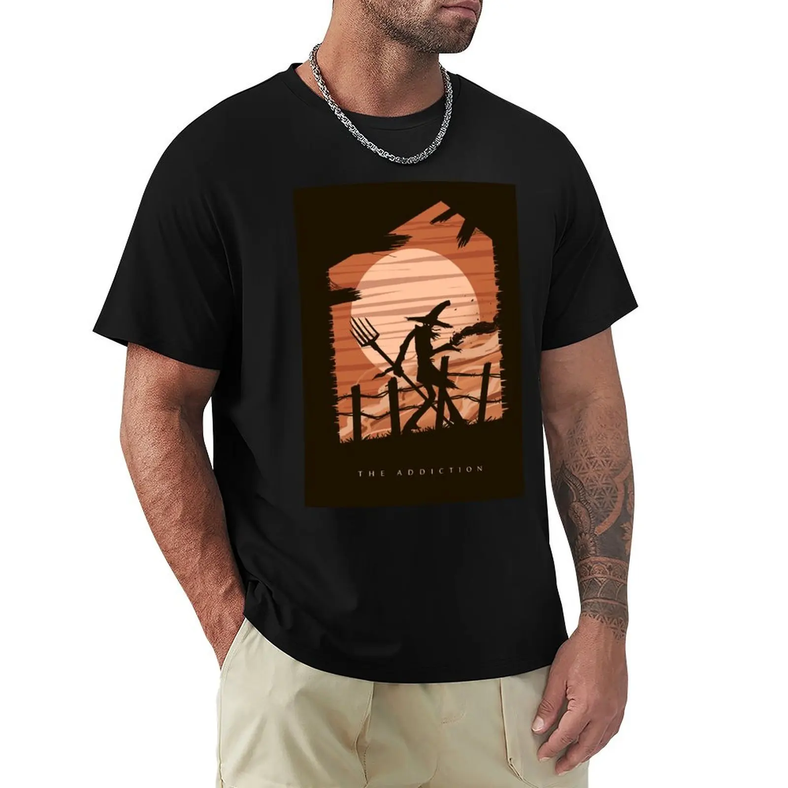 

The Addiction T-Shirt blanks anime tshirt quick-drying oversized mens clothing