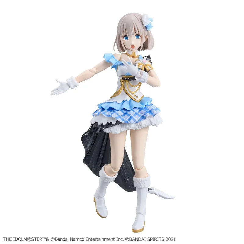 Bandai genuino 30MS EL IDOLM STER ASAHI SERIZAWA figura de acción de Anime juguetes de modelos de ensamblaje coleccionables ornamento regalo niños chico