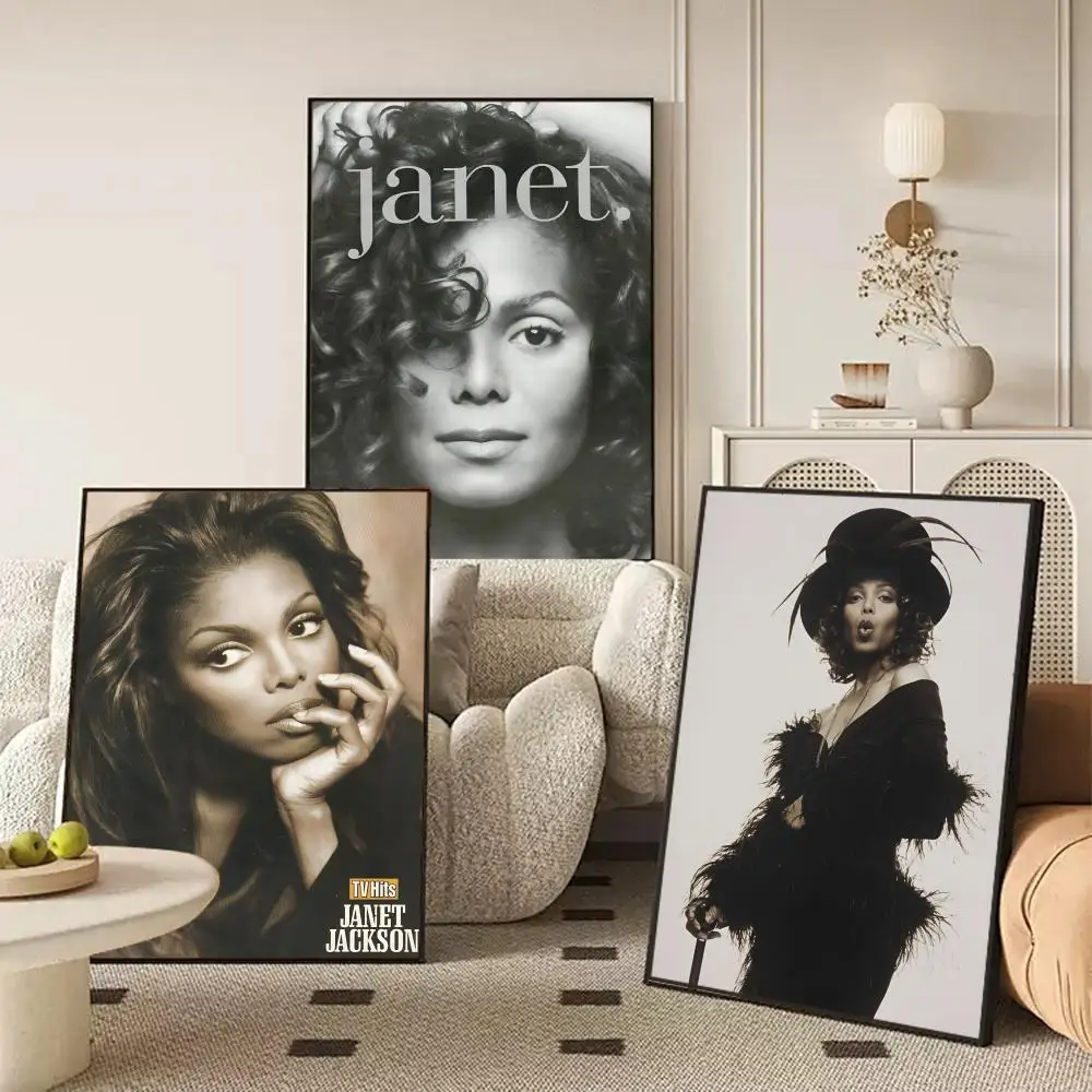 Star J-janet Jackson Poster Trendy Wall Art Good Sticker Printed