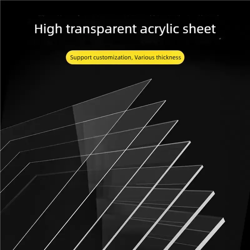 1 قطعة ورقة الاكريليك الشفاف Naxilai 30x30 سنتيمتر (11.81 '') 2 مللي متر سمك واضح رقيقة مجلس البلاستيك ورقة شبكي