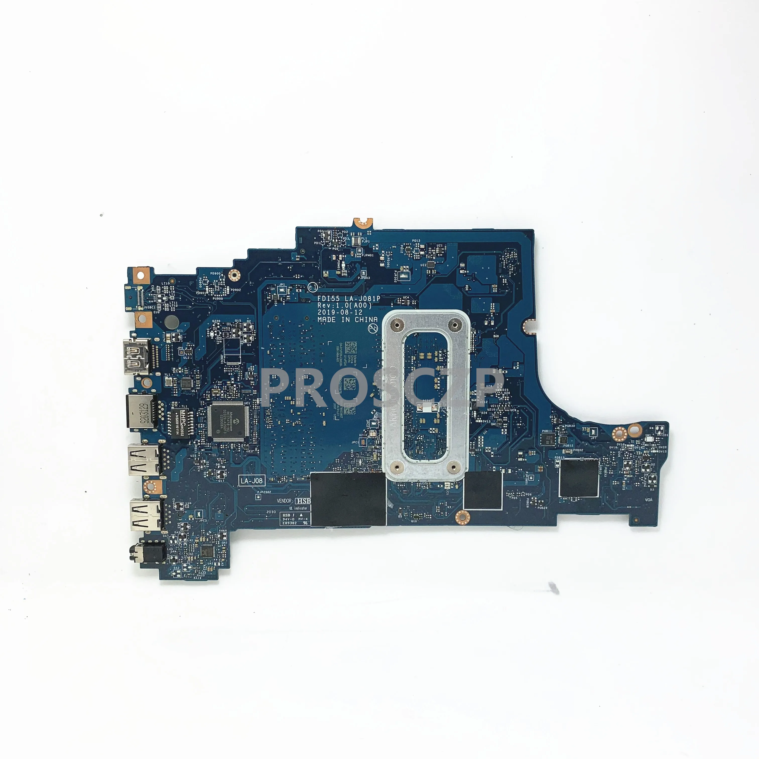 Placa base CN-01VFDK 01VFDK 1VFDK para ordenador portátil DELL 3493, placa base FDI55 LA-J081P con SRGKL I5-1035G1 CPU 100%, funciona bien