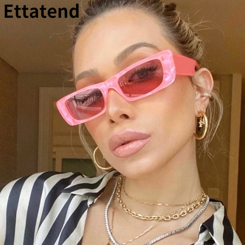 

Small Frame Rectangle Sunglasses Women Luxury Vintage Design Square Sun Glasses Brand Shades for Female Eyewear Anti-glare UV400