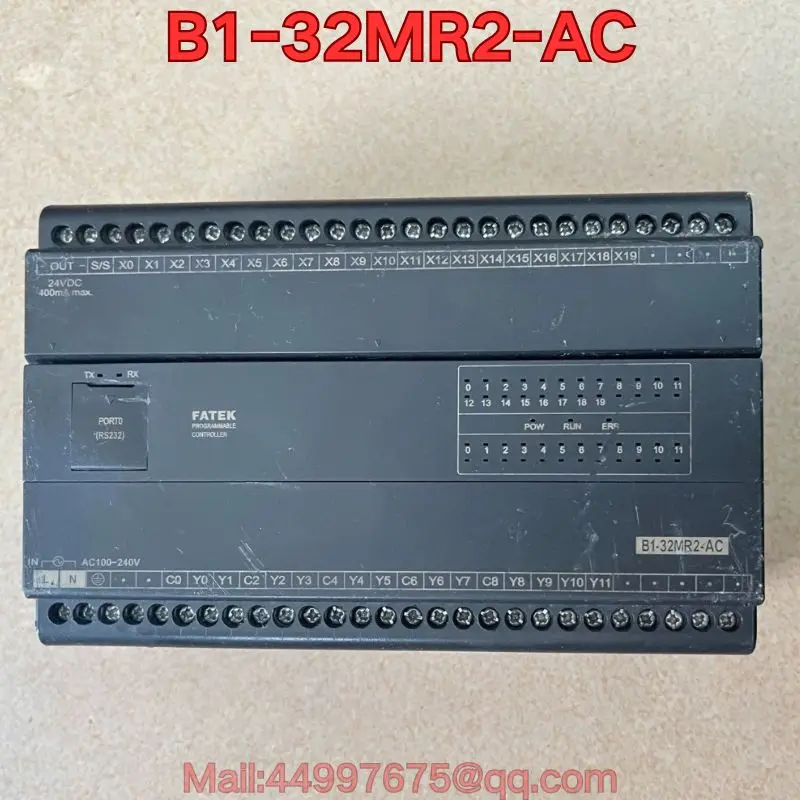 

Подержанный функциональный тест контроллера ПЛК B1-32MR2-AC обычно Последняя цена в октябре 2025 года.