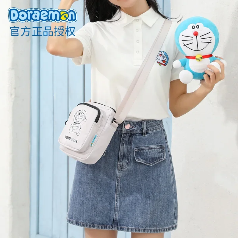 Doraemon Portemonnees En Crossbody Tassen Voor Vrouwen Schattige Portemonnee Dames Kawaii Messenger Box Zomer Fashinable Buidel Canves Iphone Hoesje