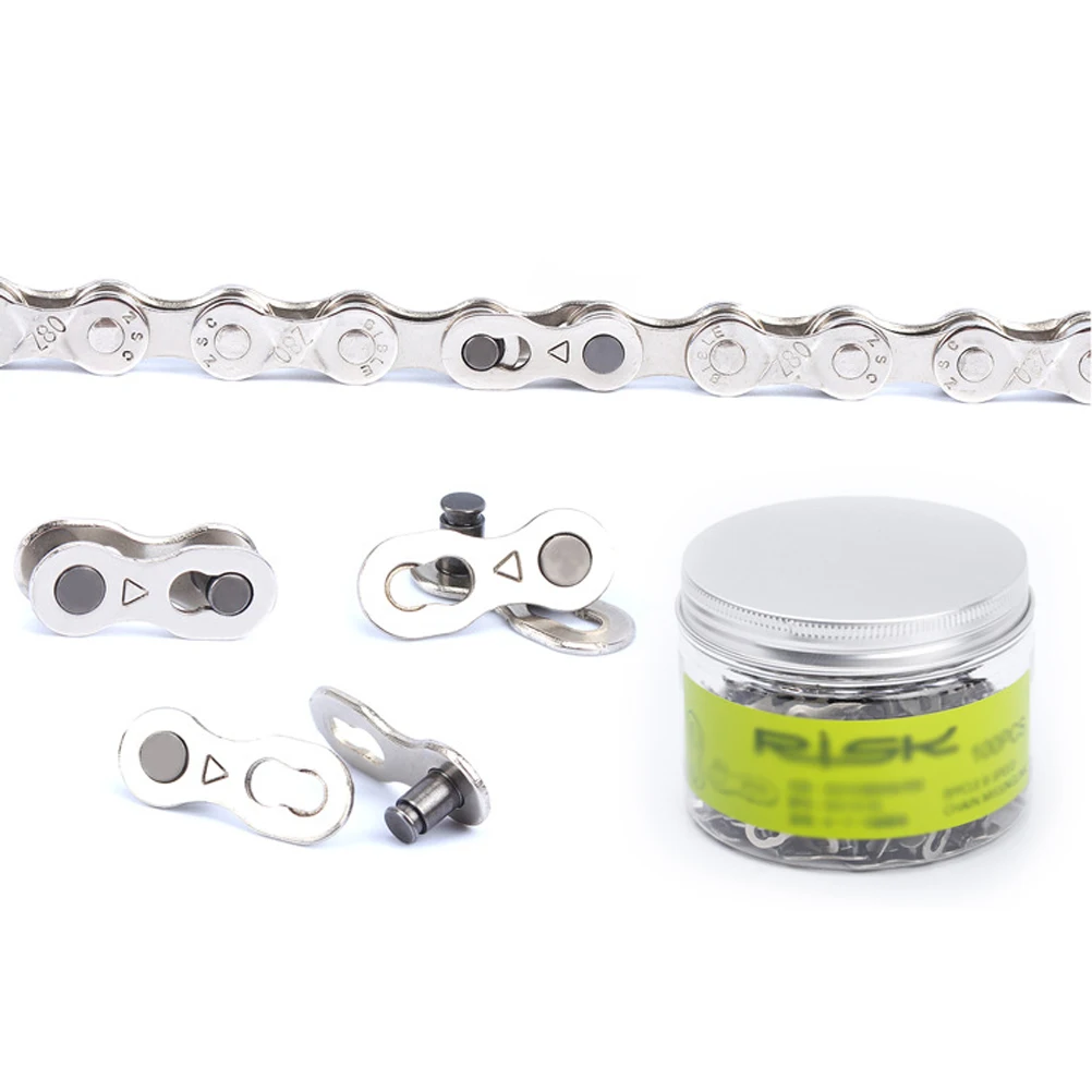 Bicycle Chain Silver For 10-Speed Bike Repair Durable Replacement Missing Link Chain Joint Accessory Cycling