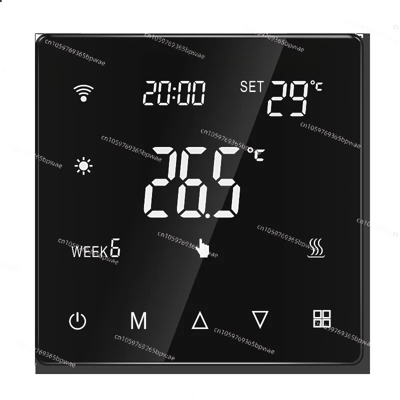 Smart WiFi Floor Heating Thermostat Panel Switch Plumbing Electric Heating Heating Temperature Controller Graffiti APP Remote