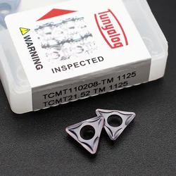 TCMT110204 TCMT110208 TM 1125 Carbide Insert TCMT Internal Turning Tool CNC Blade Cutter Lathe For STUCR/L11