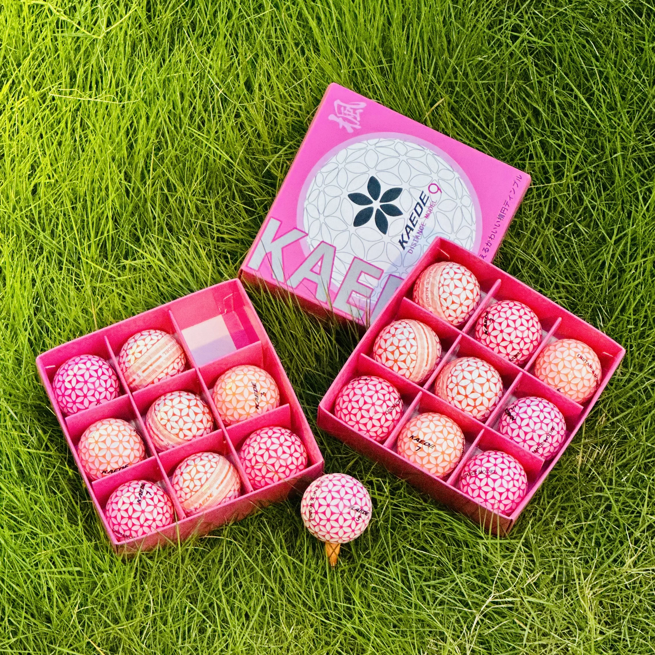 楓桜ゴルフ ダブルデッカー 長距離 レディースゴルフ 桜の花びら風洞設計で風抵抗を軽減