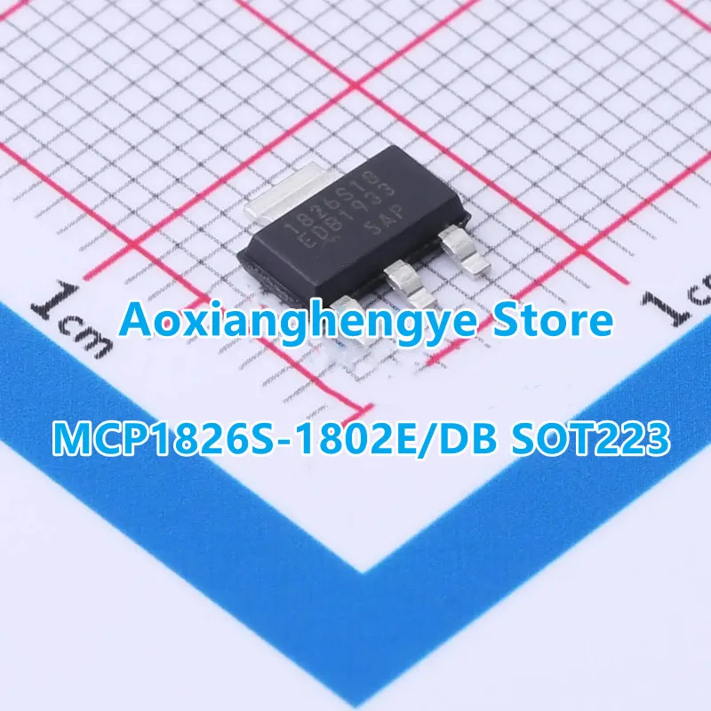 10PCS MCP1826S MCP1826ST -1202 1802 2502 3302 5002 E/DB SOT223 Low Voltage, Low Quiescent Current LDO Regulator