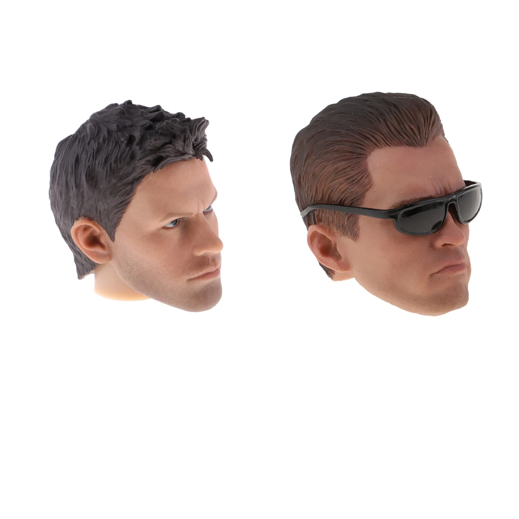 1/6 Scale Male Figure Head Sculpt for 12