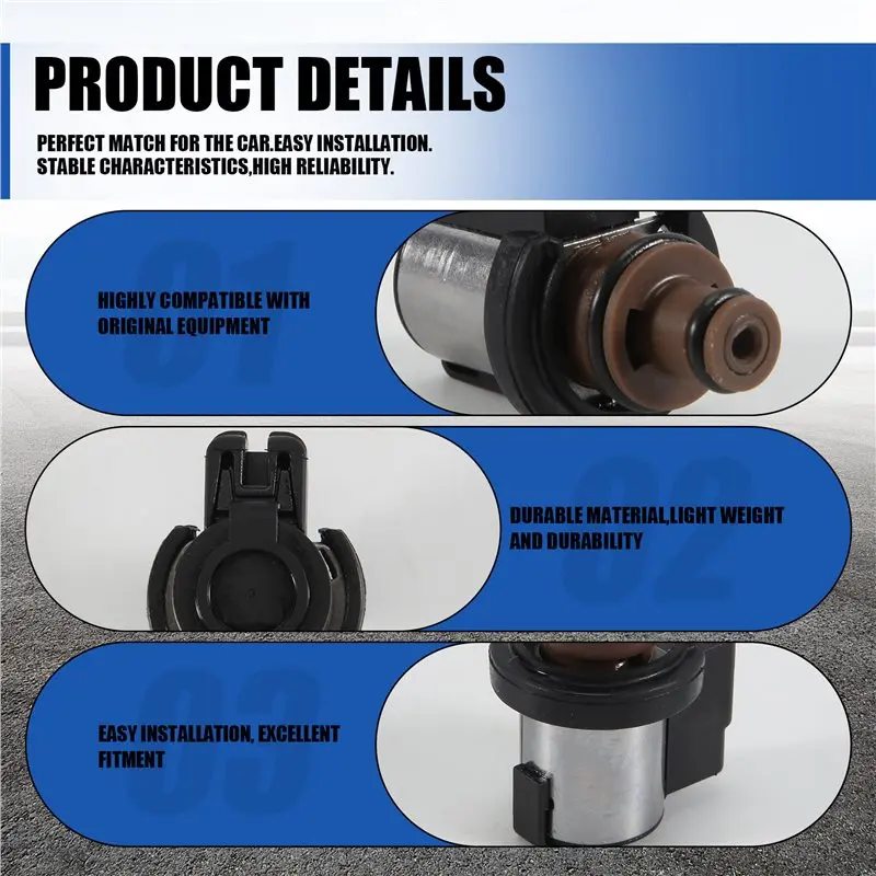 TR580 TR690 Torque Converter Lock Up TCC Solenoid For Subaru Lineartronic CVT 31825AA050 31825AA051 31825AA052-T48C
