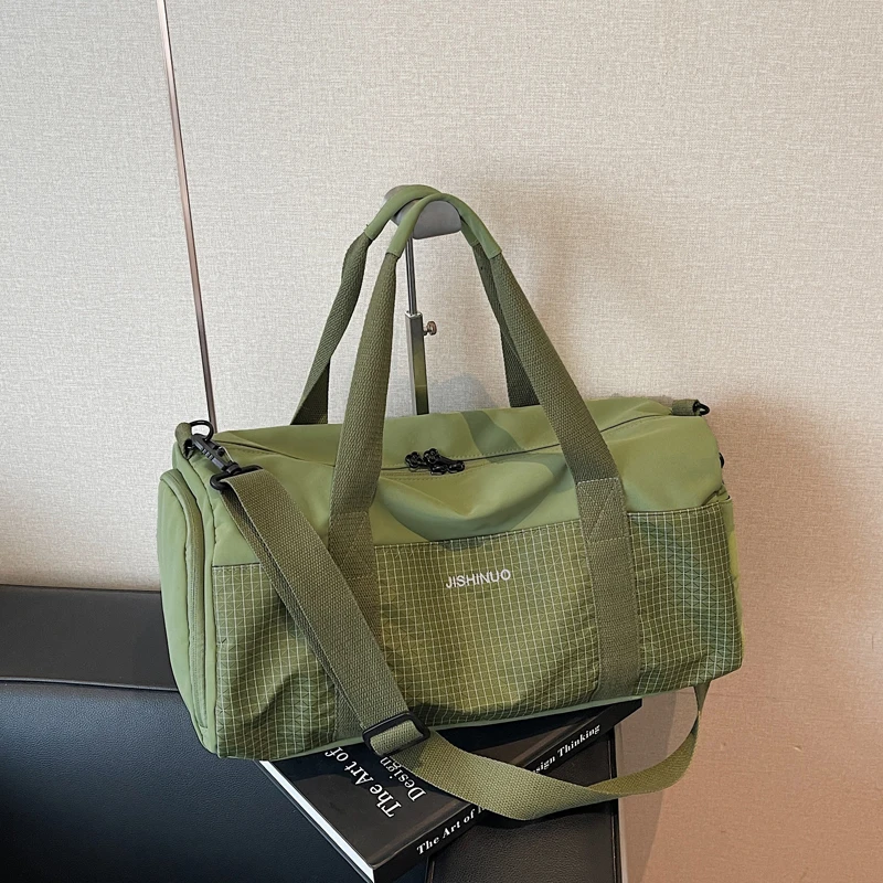 

Большая сумка Capaci Fitn, отдельная дорожная сумка для влажной и сухой уборки, ручная мужская легкая водонепроницаемая сумка через плечо Lage S...