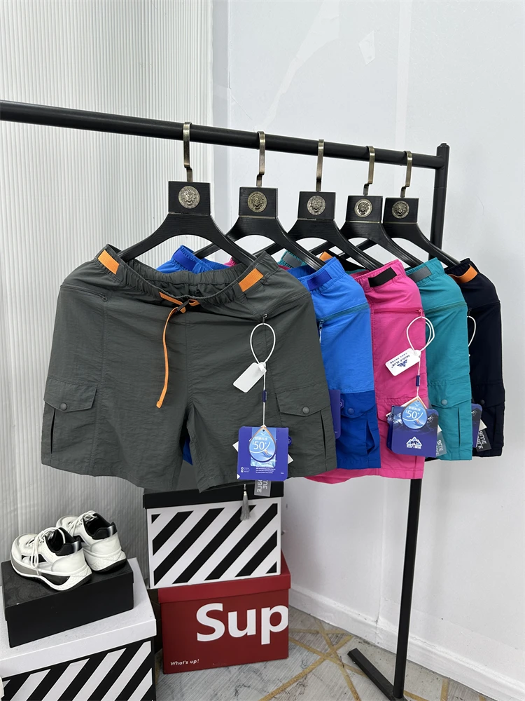 

Мужские модные спортивные шорты Dry Fit для активного отдыха, дышащие, влагоотводящие, повседневные, длиной до колена