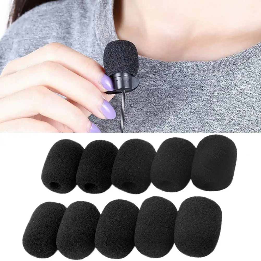 Microphone Foam Protective Headset Mic Windshied Replacement Convenient Wide Compatibility Microphone Foam Cover for Stage