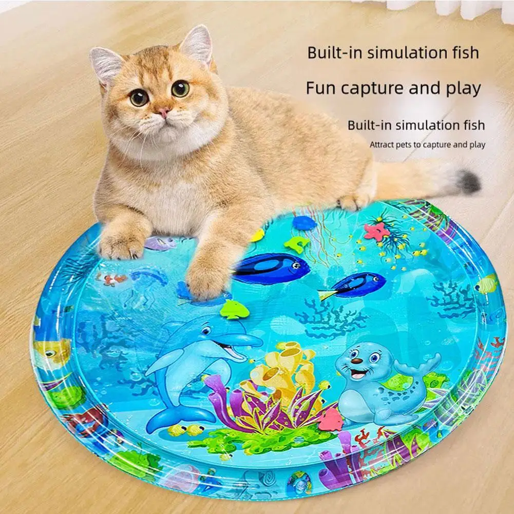 Pet Water-filled Pad For Cooling In Summer Cat And Dog Water Bed Sleeping Ice Pad Breathable Cool Scratch-resistant And Washable