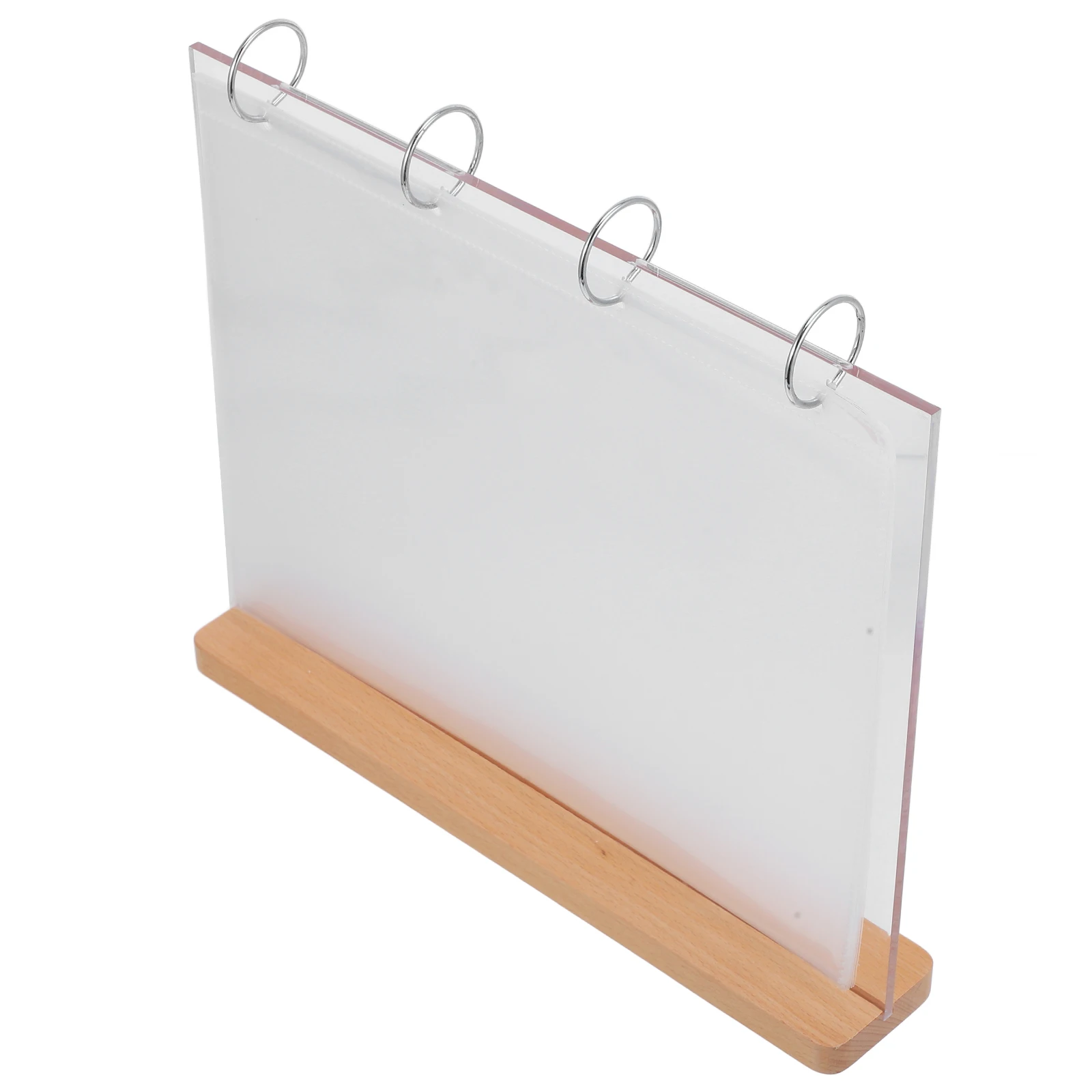 

Menu Display Stand Restaurant Sign Holder Desktop Poster Place Card Holders for Tables