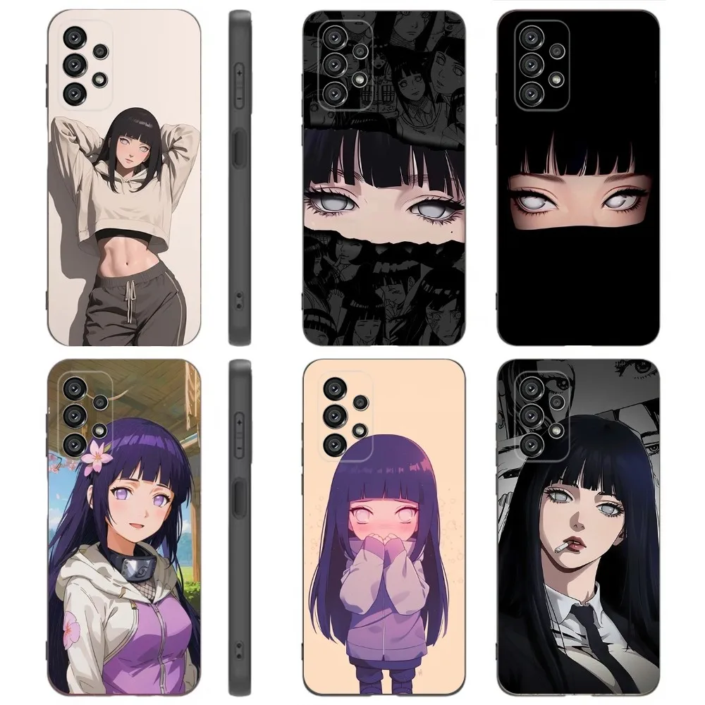 H-Hinata Japanese Cartoon  Phone Case For Samsung Galaxy A91,A80,A73,A72 ,A71,A53A52,A32 ,A31A22,A21s,A20,Black Cover