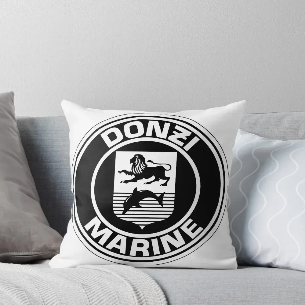 

Donzi Marine Boats Logo Yachts Throw Pillow Decorative Cushions For Luxury Sofa Cushions For Sofa pillow