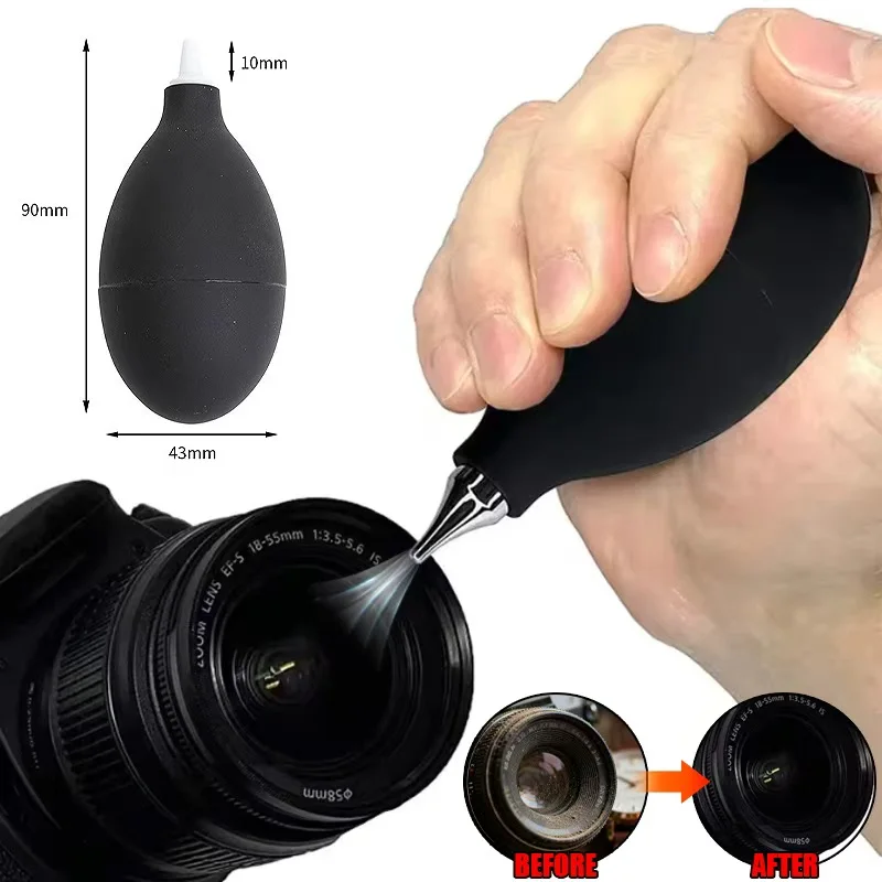 

Резиновый воздуходувка для очистки пыли — сверхсильный мини-насос для выдувания объектива камеры/телефона/клавиатуры/планшета