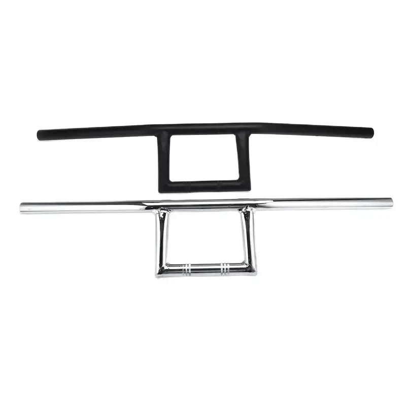 

Universal 22mm Motorcycle Steering Wheel Guidon Vintage Black Chrome for Harley Suzuki Yamaha Honda Models