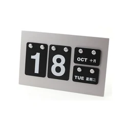 Vintage Cute Desktop Standing Calendar Daily Schedule Hanging Calendars Cafe Restaurant Hotel Reception Table Embellishments