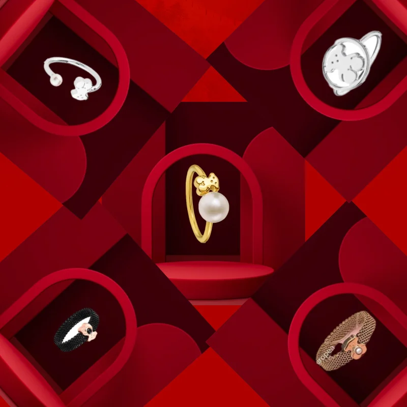 

Кольцо с медвежонком из стерлингового серебра – кольцо в виде милого животного, прекрасный подарок для дочери, с полированной отделкой.