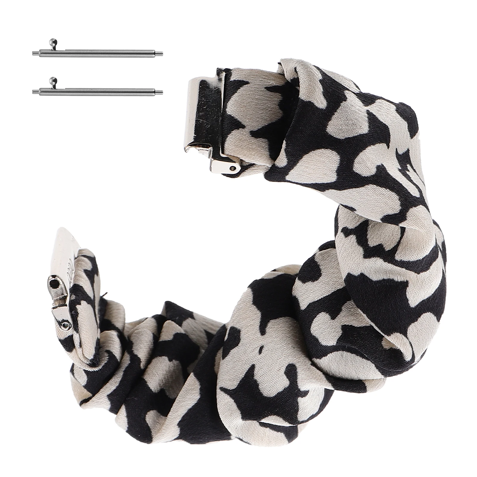 

Watch Strap 20Mm Scrunchie Design Adjustable No Buckle Comfortable Wristband For Smart Watch Band Birthday Gift