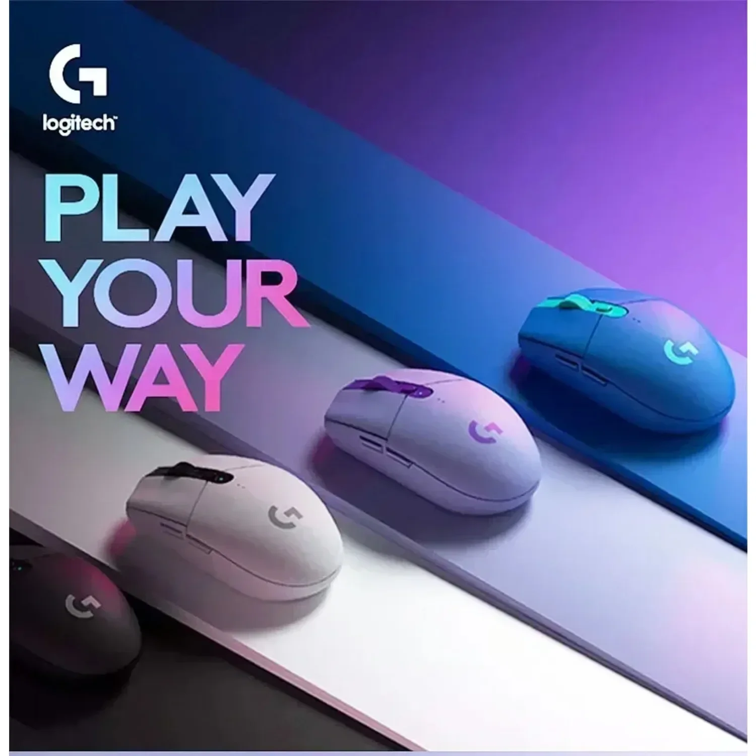 

Logitech G304 Ligthspeed Wireless Gaming Mouse, Hero 12K Sensor, 12000DPI, 6 Programmable Buttons, Compatible No Driver Version