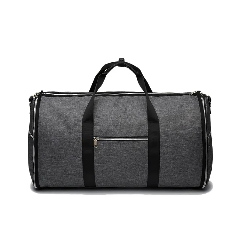 Portable Luxury Suit Storage Bag 2 in 1 Busines Travel Duffel Bag Men\'s Garment Bag Shoulder Trip Handbag Clothing Luggage Bag