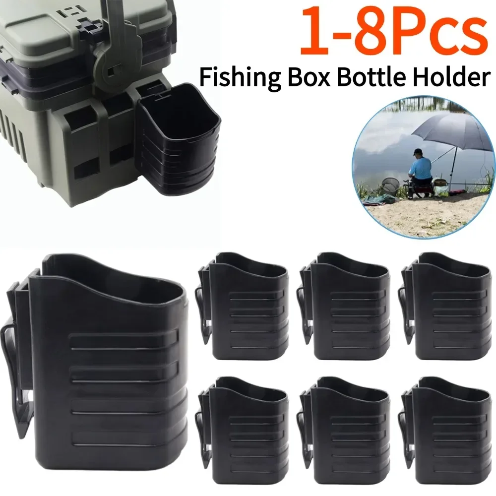 Angeln Barrel Zubehör für Meiho Box Vertikal Eingesetzt Tasse Halter Flasche Floß Getränke Dosen Becher Container Box Seite Halterungen