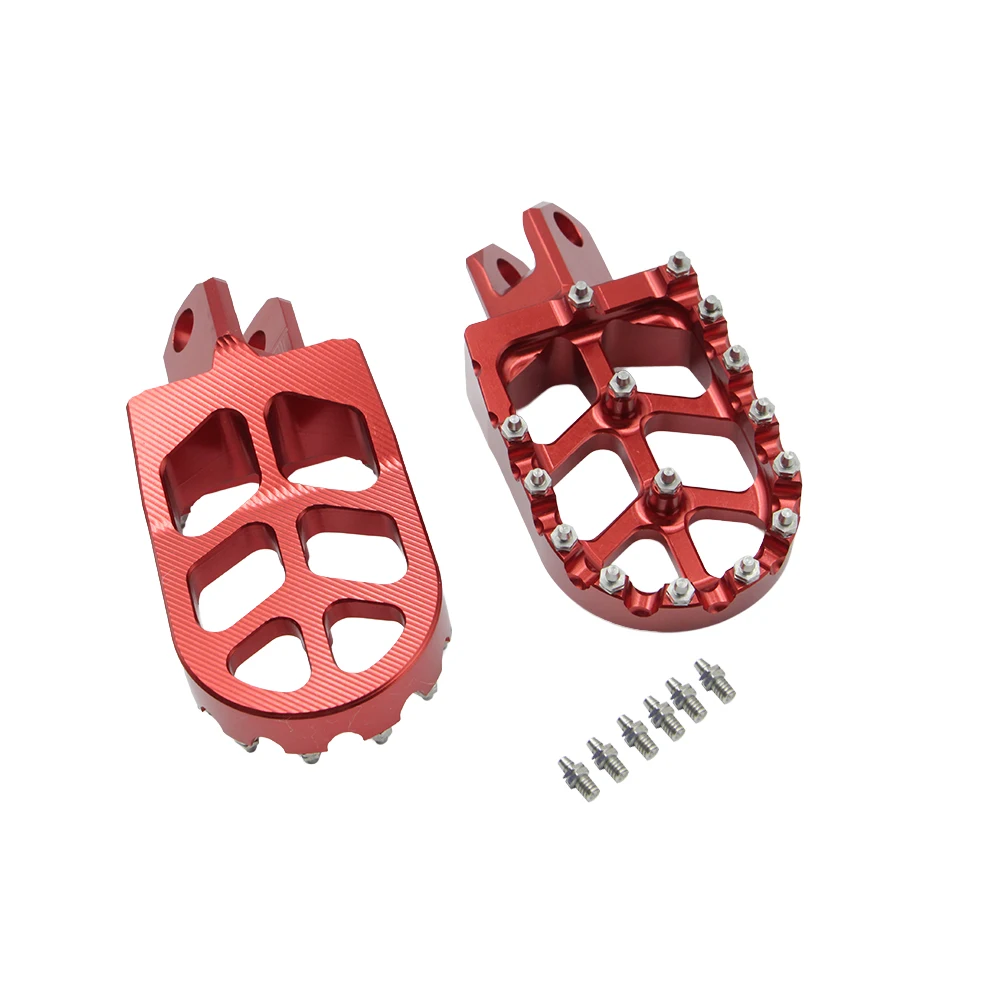 オートバイフットレストフットペダルオフロードダートバイク用スズキ250z-rm125-rm250-rmx250-rmz250-dr-z-400-drz400sオートバイ部品