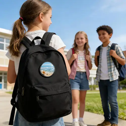 Imagen 2 del producto Placa de Identificación Digital Magnética con Pantalla Táctil, Decorativa, de 1.7 Pulgadas, para Enfermeras, Empleados y Servicios