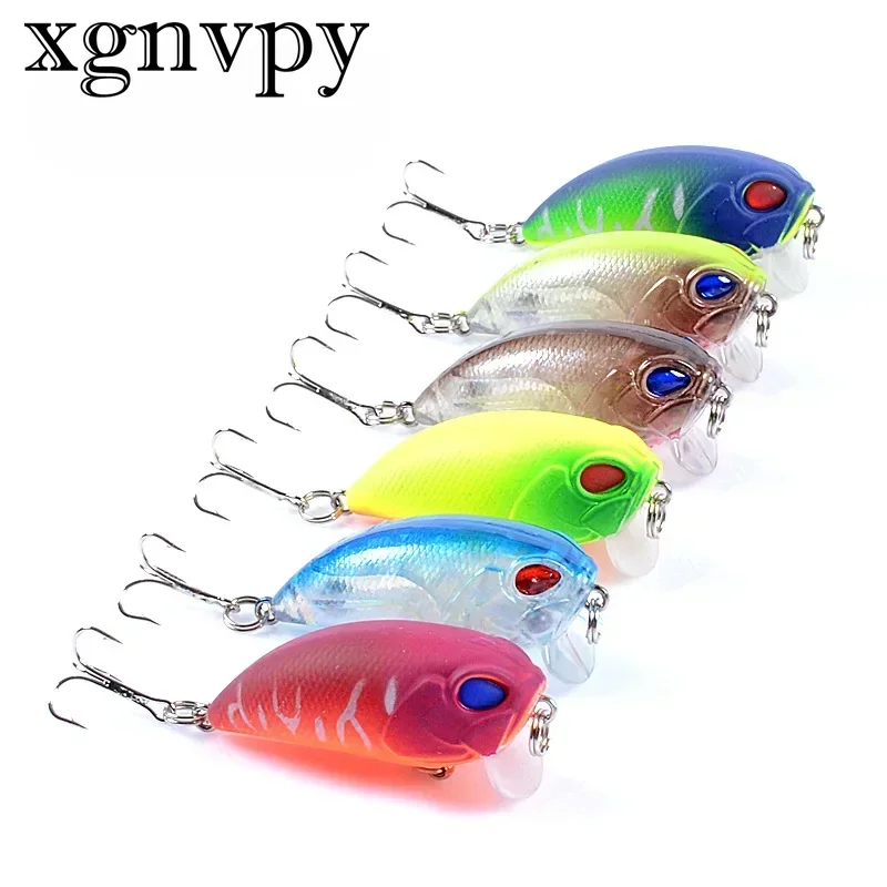 xgnvpy Luya Rock Crank Multicolor Lures 5.1cm7.2g Bionic Lures Outdoor Fishing Fishing Supplies