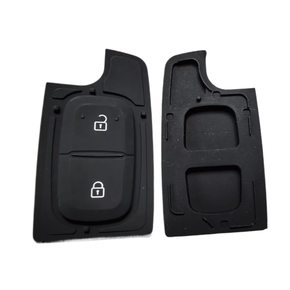 10 Stück 2-3-Tasten-Gummiknopfpolster für Renault Cilo Duster Captur Twingo Kwid Espace Arkana Schlüsselgehäuse, leeres Gehäuse für Fernbedienung – Detail 6