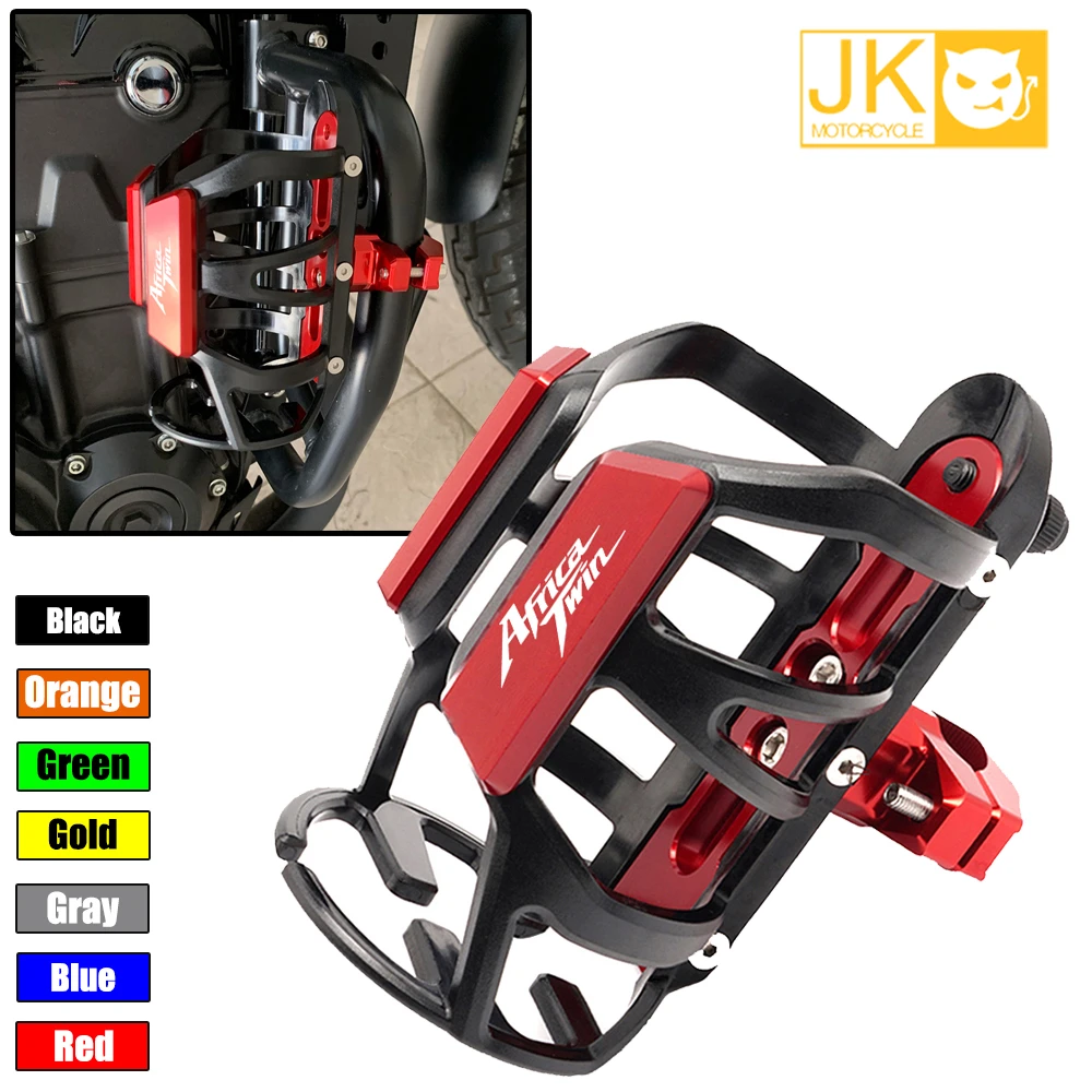 

For Honda Africa Twin CRF 1100 L CRF1100 CRF1000L Motorcycle Accessorie Beverage Water Bottle Cage Drink Cup Holder Sdand Mount