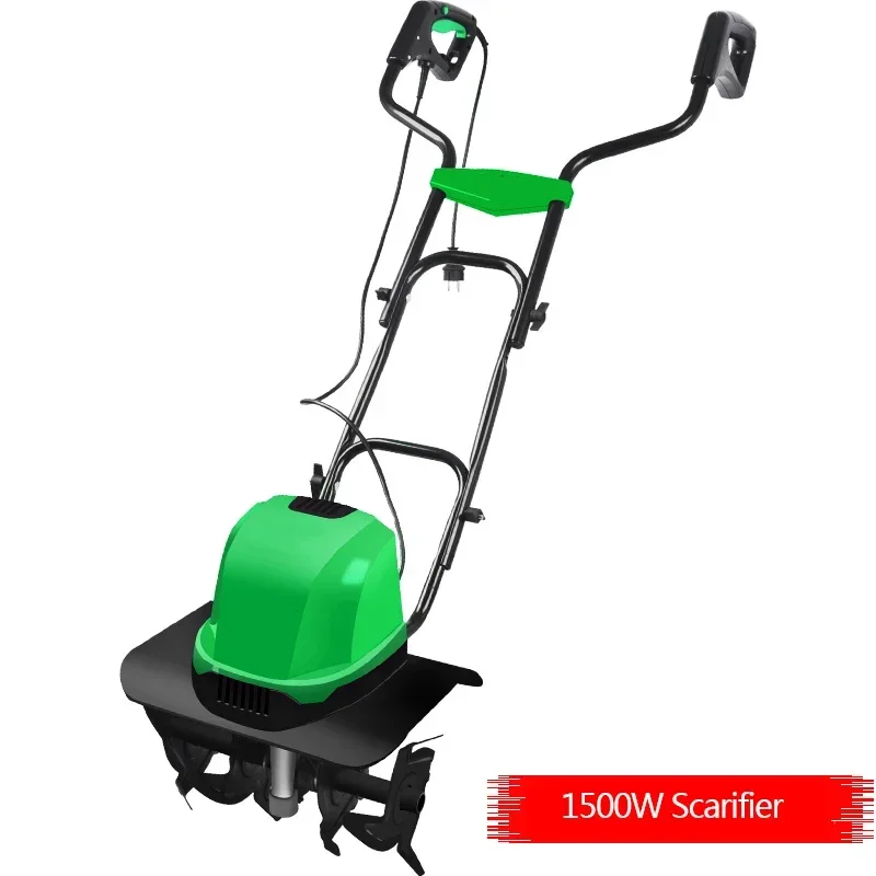 Strong Power And High Efficiency Garden Soil Tillage And Looser 1500W Mini Micro-Tiller Electric Scarifier Soil Tiller