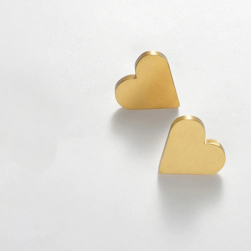 2Pcs Gold Shape Cabinet Knobs Drawer Pulls Handles Kitchen Cupboard Door Hardware Heart Shape Cabinets Knob