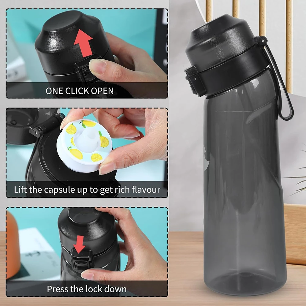 1pcs Flavor Rings For Sports Water Bottle Tritan Cup Flavor Pods Fit Health Drink More Water for Fitness Exercise image 5