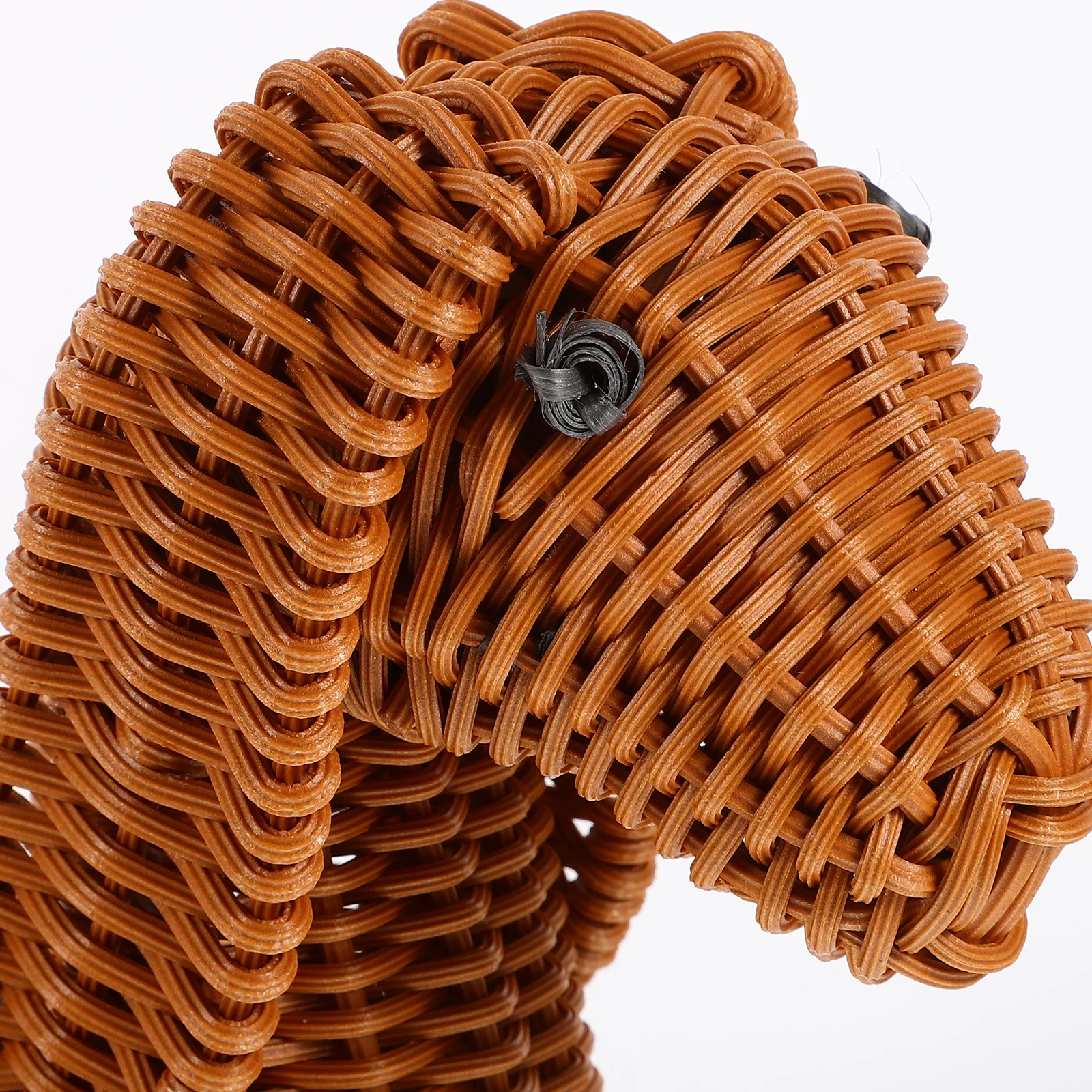 

Rattan Puppy Shaped Storage Basket Woven Fruits Snacks Holder Versatile Home ganization Kitchen Decor Compact Portable