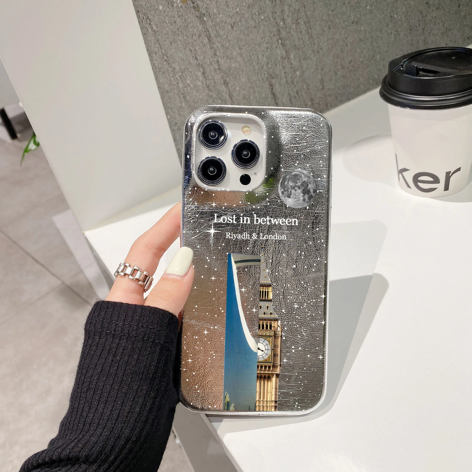 

Personalise Gold Silver Initial Letters Leather PU Soft Case For Iphone 14 13 15 Pro Xs Max 12 Mini 11 XR 16 Plus Luxury Covers