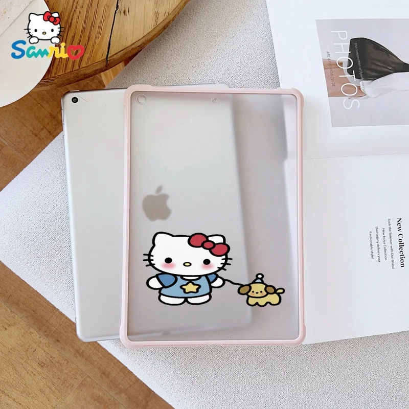 

Розовый чехол Sanrio Cute Hello Kitty подходит для ipad Pro 6/M4, Air3/5, Mini 6, iPad 6/10, 8,3/9,7/10,5/12,9/10,9/11 дюймов
