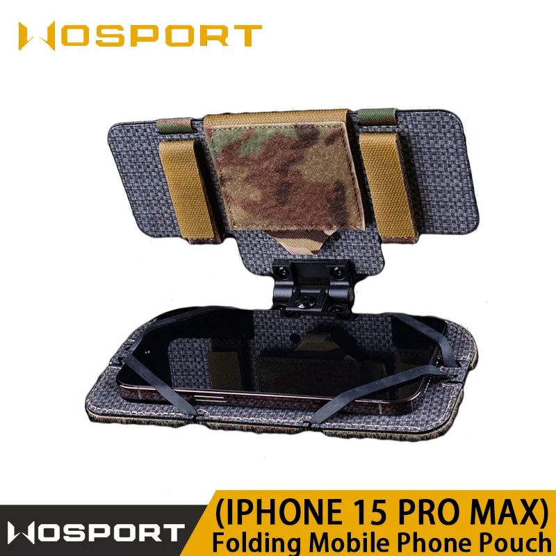 Tactical Folding Navigation Board, Lightweight Folding Molle Pouch,Fit For IPHONE 15 PRO MAX, Hunting Vest Navigation Board