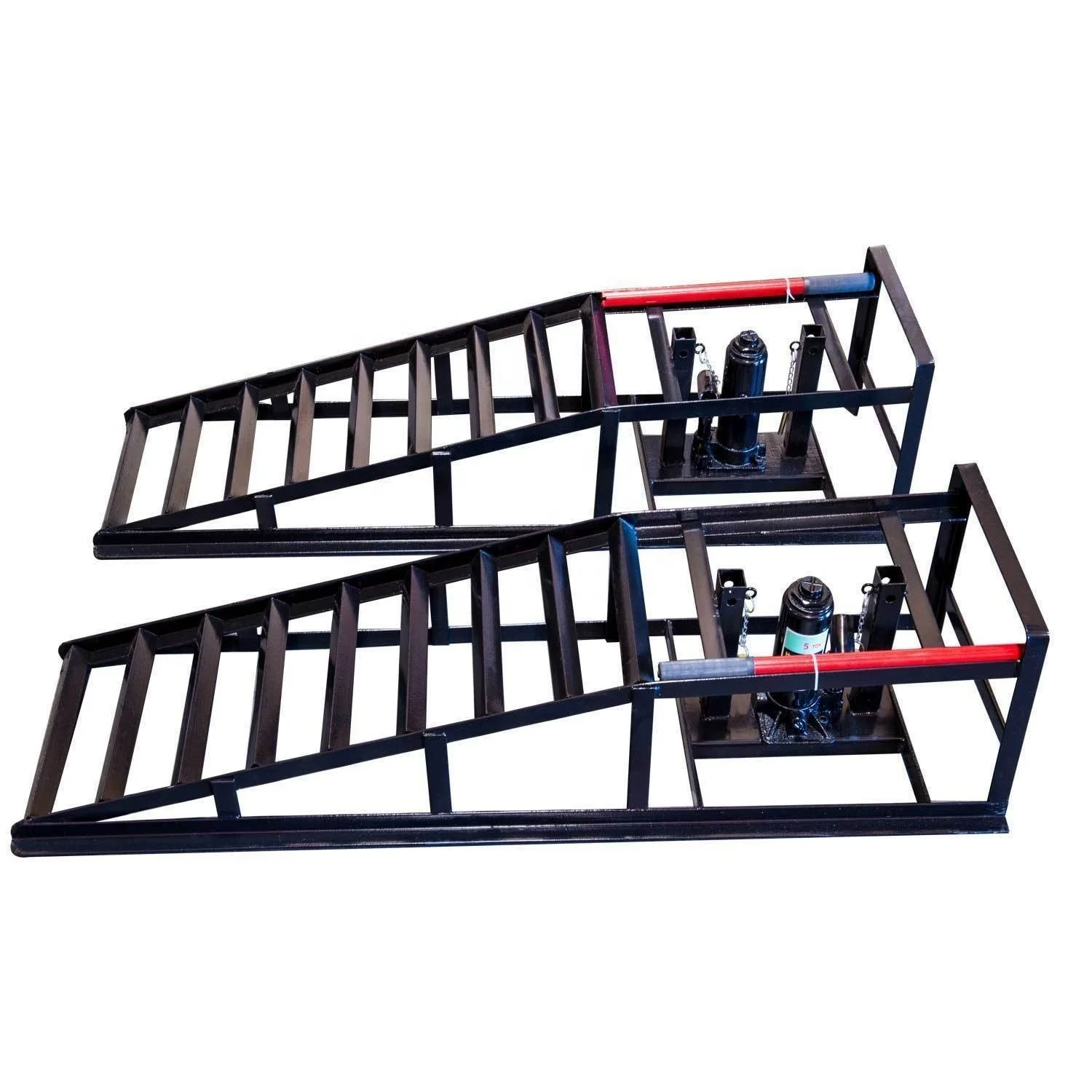 (2pcs) Auto Car Truck Service Ramps Lifts, Garage Car Lift Hydraulic Ramps 5 Ton, Automotive Hydraulic Lift Repair Frame Lift